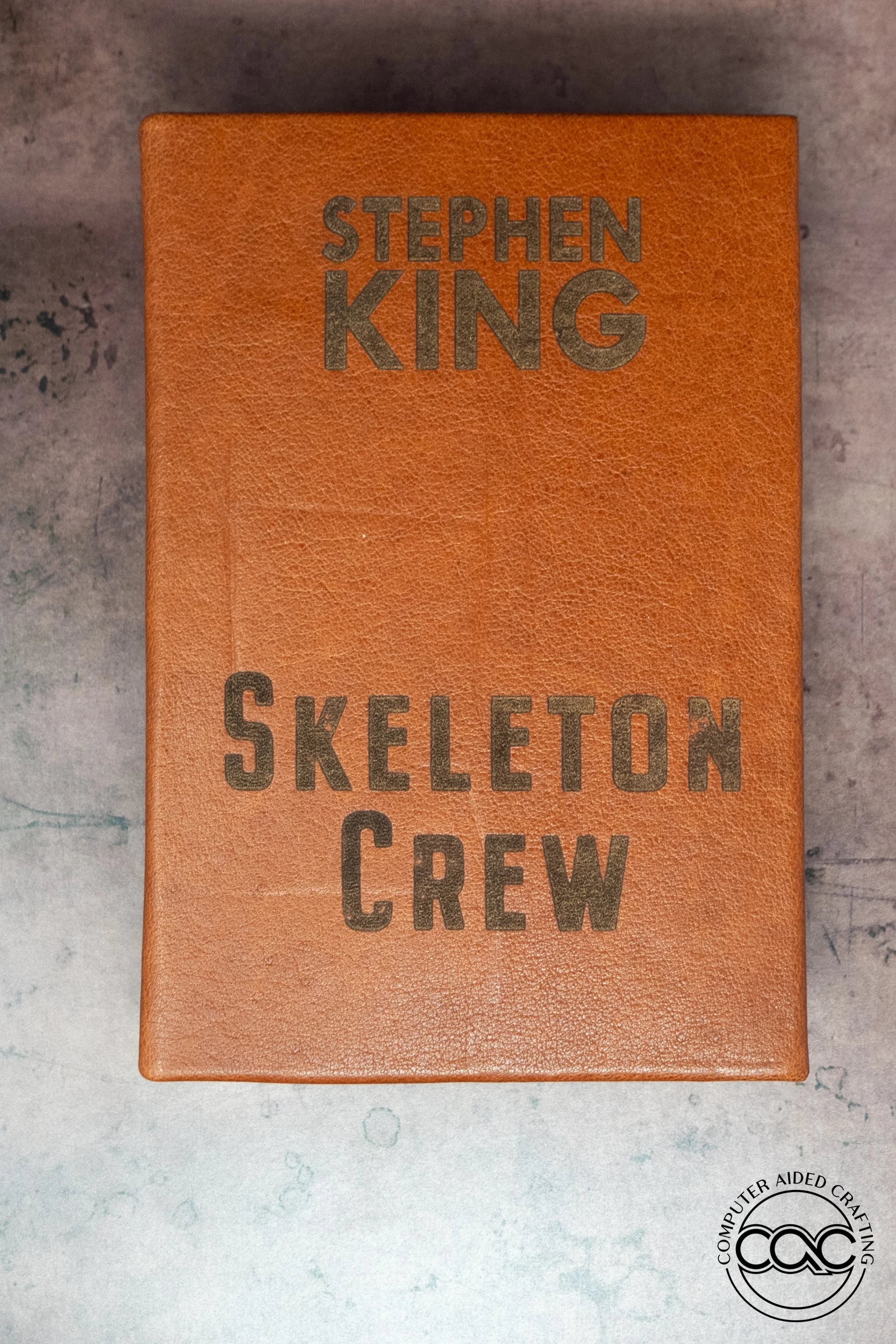 Skeleton Crew' by Stephen King – Hand-Bound Leather Edition